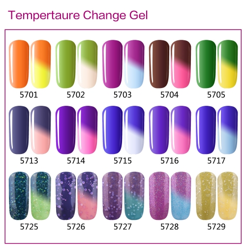 【color chart show only 】Temperature Gel