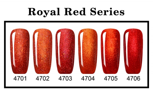 【color chart show】New Series Royal Red Series