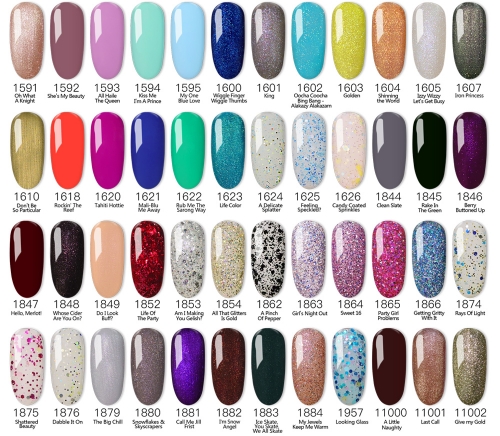 【color chart show only 】 IDO Gellpolish 290 Colors